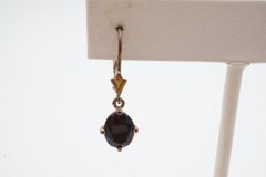 Vintage Sterling Silver 925 Black Onyx Earrings B8