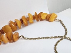 Massive Baltic Amber Bead Necklace 212.62 Grams 38″