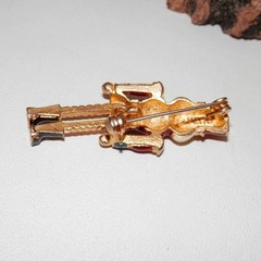 Vintage VERO Christmas articulated, NUTCRACKER Brooch Pin Enamel Signed