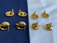 Vtg Earring Lot Jewelry Rama Liz Claiborne Monet Napier Enamel Rhinestone