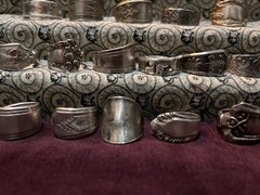 Spoon Ring Lot Of 18 Silver Plated &Stainless Steel Antique & Vintage
