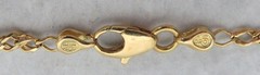 VINTAGE 18K YELLOW GOLD 21″ 2.7mm TWISTED CURB LINK CHAIN