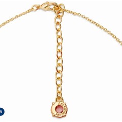 Les Nereides La Diamantine Golden Brown Round Stone Pendant Necklace