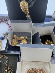 Vintage Jewelry Lot All Avon Barrera KJL Simpson 33 Pc Statement Necklace Runway