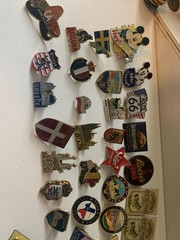 Vintage Pins Collection From Around The World