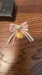 Avon Vintage 1994 Ribbon & Hearts Pin Engraved Mother Retired w/Box