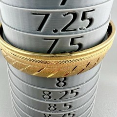 Vintage Monet Bracelet Lot 2 Bangle Diamond Cut Textured Gold Tone Signed 7.75”