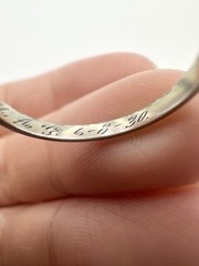 Vintage Wilco 18k White Gold Wedding Band Ring Size 5.5