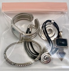 Vintage To Now Silver Toned Jewelry Bundle Wearable Mixed Lot