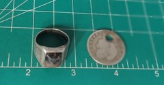 Vtg Sterling Silver SOUTHWESTERN Harvey Old Pawn Agate Ring Lot ~ Sz 7.5