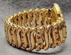 Pitman & Keeler American Queen Sweetheart Expandable Bracelet Vintage Rare Shape
