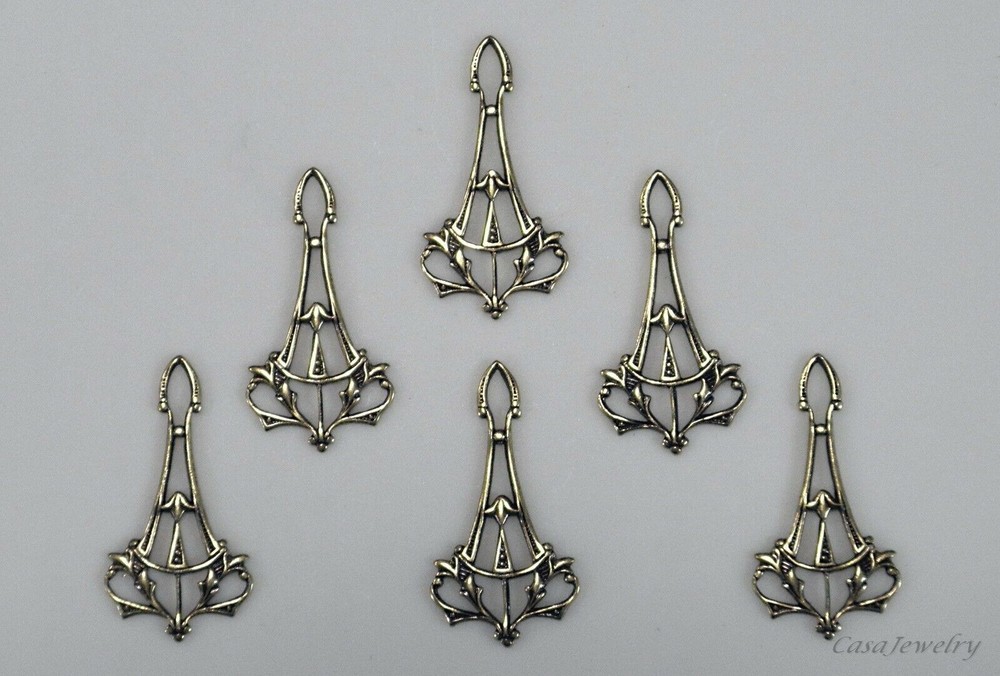 #3485 ANTIQUED GOLD CELTIC DESIGN PENDANT/ER – 6 Pc Lot