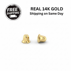 14k Gold Yellow / White / Rose Screw-Back Replacement Backing