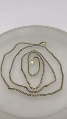 Vintage 1/20 12K Gold Filled Curb Chain Necklace 24-inch