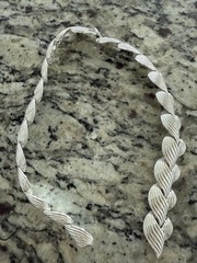 Napier Pat Signed Silver Necklace 16 In Broken As Is As Pictured