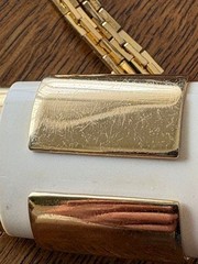 LANVIN PARIS Vintage Necklace Pendant Gold From Japan