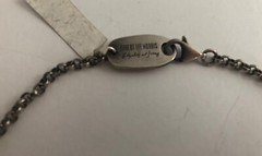 NWT Robert Lee Morris Elizabeth & James Sterling Dagger Necklace W/Pouch $595