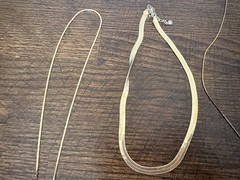 Vintage Gold Tone Costume Jewelry Lot Necklaces Bracelets religious 8 Piece
