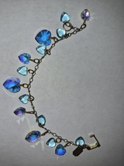 Vintage Pididdly Links Charm Necklace Set Kingston NY Heart Charms Statement