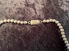 Heavy Vintage TAXCO 925 Sterling Silver BALL BEAD Necklace 74 grams