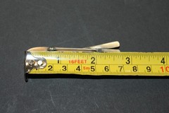Vintage Sterling Silver 925 Skiing Ski Brooch Pin