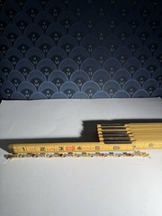 Vintage PAJ BB Gold Tone Tennis Bracelet Assorted Stones Double Safety Clasp 7″