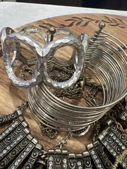 Vintage Boho Style Good Quality Jewelry Lot Some Signed V86