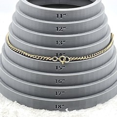 Vintage Charm Necklace Matte Gold Tone 14″