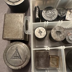Lot Of 43 Antique Vintage Impression Die Jewelry Tool Steel — Many Types & Sizes