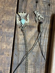 Vintage Necklace Lot Thunderbird & Dragon Pendants Costume Jewelry