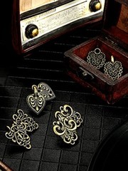 4 Pcs/set Sweater Clips Cloak Clasp Cardigan Clip Vintage Shawl Pin USA SELLER