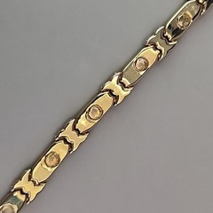 Vintage Chain Bracelet X Multi-Tone 7.25″