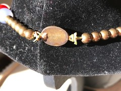 SUPERB VINTAGE CHINESE JADE /AGATE QUARTZ TURQUOISE SILVER BEADS
