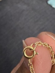 Vintage Pacific Pac Bell Telephone Charm Necklace CA 10K Gold Filled