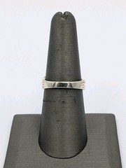 PGDA Vintage Sterling Silver Diamond Quadruple Split Band Cocktail 925 Ring Sz 7