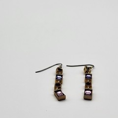 Lovely Liz Claiborne Gem tones dangle earrings pierced whimsical classic style
