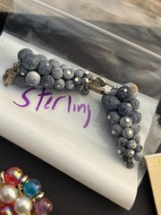 Vintage Clip On Earring Lot , All Wearable Lot #4 Sold As Is