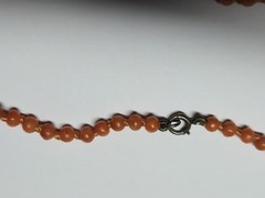 Antique Hand Knotted Red Coral Necklace