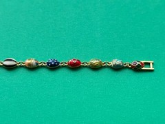 Joan Rivers Vintage Enamel Faberge Bracelet Comes in Original Box