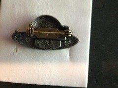 Birds and Blooms Pewter Lady’s Hat Pin/Brooch- Limited Edition .. Signed 2005