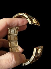 Vintage Lauren Conrad Multi Stone Flexible Cuff Bracelet