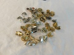 Vintage Earrings Lot Trifari Richelieu Napier Roman Marvella Lisner 1928 Capri