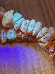 Vintage UV Tested Natural 25” Amber Necklace Endless Chunky Nuggets