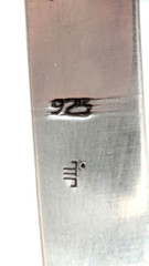 Sterling Silver Cuff Bracelet 22g Artisan Signed JLL Modernist