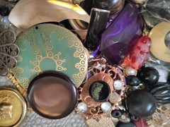 Jewelry Lot C. Some new, Some pre-owned & wearable, mostly craft, repair.