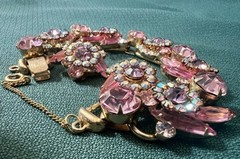 BREATH-TAKING GORGEOUS VINTAGE JULIANA BRACELET EARRINGS SET EXCELLENT CONDITION