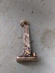 Sterling Silver Vintage Kinney “John Hancock Center” Pendant Loop 6+ Grams