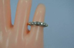 0.70 CT White Round Cut CZ Art Deco Vintage Style Wedding Solid 925 Silver Ring