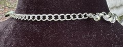 vintage Coro San Marco necklace features silver-toned linked swirl