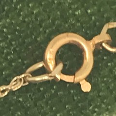 Vintage SOLID 14KT Gold Stamped 15″ Necklace 1.5 Grams Cultured Pearls Gift Box